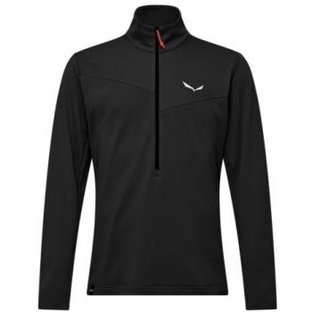 Puez Cammino Felpa in Pile Salewa Uomo Black 50