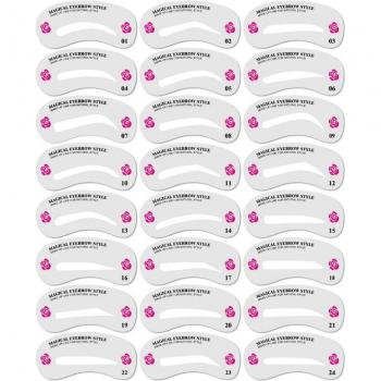 DIY Eyebrow Grooming Stencil Set