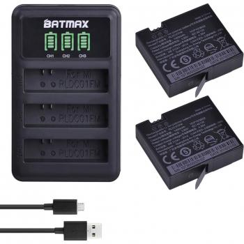Batería Mijia 4K 3,80 V con Cargador USB y 3 Ranuras