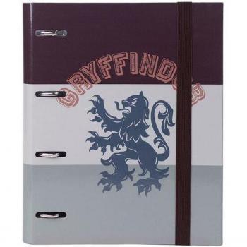 A4 Gryffindor-Ringbuch mit Harry Potter-Motiven in grau