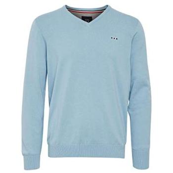 Strickpullover FQ1924 Eleganter V-Ausschnitt