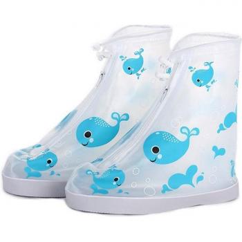 Unisex Anti-Slip Rain Shoe Covers for Kids