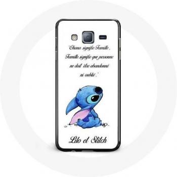 Lilo and Stitch Ohana Quote Case for Samsung Galaxy J3 2016