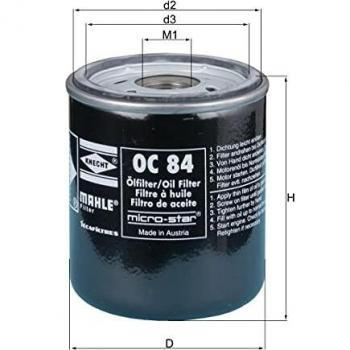 Filtro Olio MAHLE 11421276850 Polo Limousine