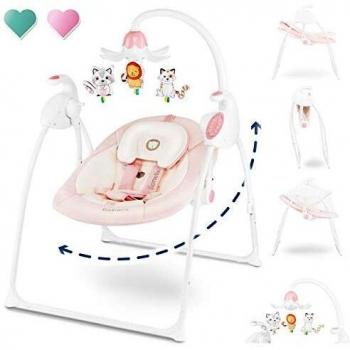 Lionelo Babywippe Robin Pink