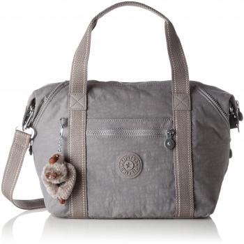 Kipling Art S, Bolsa maletín Beige Mujer 44x27x18 cm