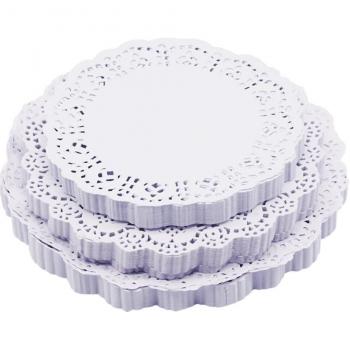 Décoration Vaisselle Blanche en Dentelle