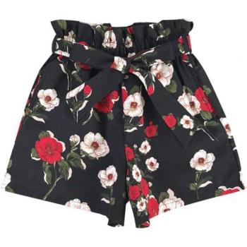 Floral Print High Rise Hotpants