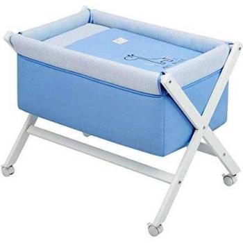 Minicuna Be Giraffe Azul/Bco 55x87x74 cm