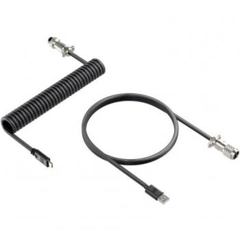 Câble spiralé Newskill Noir USB-C