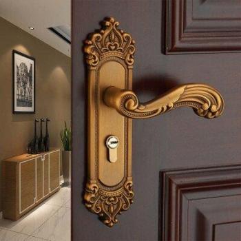 Verrou Silencieux en Aluminium, Design Vintage