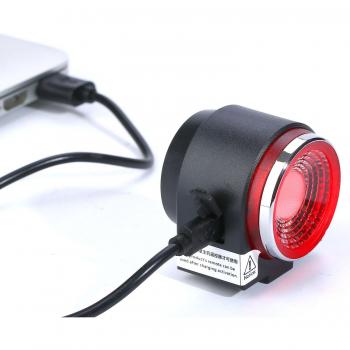 A8 NightShield Bicycle Rear Lamp, Braking Signal, LED Lantern, Horn, 3‑Mode Lighting