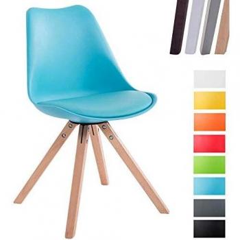 Chaise Visiteur Toulouse en Similicuir Style Scandinave avec Dossier Ergonom