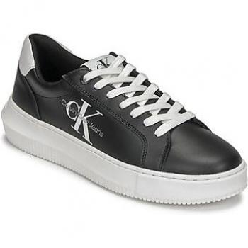 Calvin Klein Sporty Black Sneakers with Contrast Details, Female, Size: 6 US