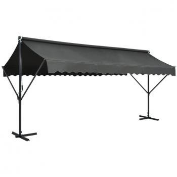 Proteção Solar VidaXL Toldo Antracite 500x300
