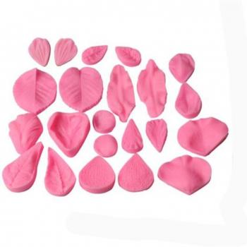 22PCS Silicone Cake Decoration Mold