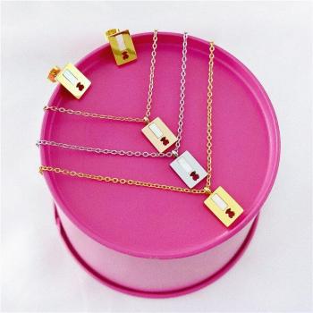 Collar Mujer Oso de Oro Largo