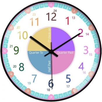 Reloj de Pared Didáctico para Niños