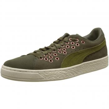 Puma Suede XL Lace VR, Sneakers Femme, Vert (Olive Night-Avocado), 36 EU