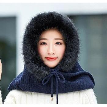 Gorro de invierno con bufanda para deportes al aire libre