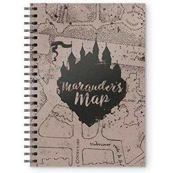 Libreta Espiral Harry Potter Mapa del Merodeador
