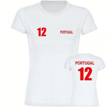 Multifanshop® Damen T-Shirt Portugal