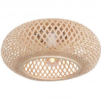 Plafonnier en bambou naturel Maze