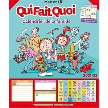 Calendrier de la famille Max et Lili qui Fait Quoi: 2021-22