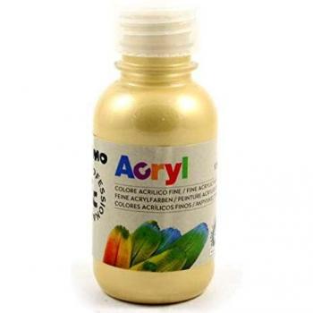 Colore acrilico fine bottiglia da 125ml oro