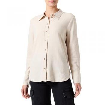 Camisa JDY Say Beige de Manga Larga