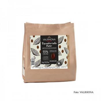 Chocolat noir de couverture 55% Équatoriale