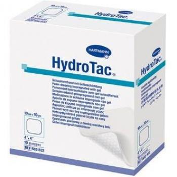 Hydrotac Transparent Pansements 10x10cm 10 unités Hartmann