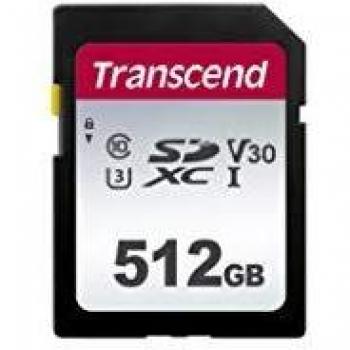 Transcend Premium 300S SDXC-Karte 512 GB Class 10, UHS-I, UHS-Class 3, v30 Video Speed Class