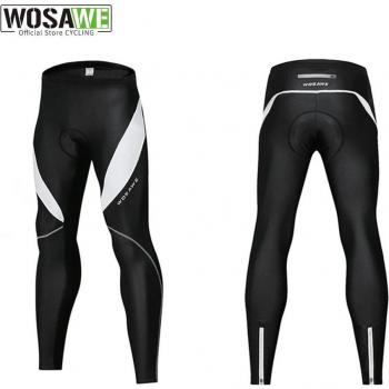 Pantaloni da corsa WOSAWE per ciclismo lunghi con imbottitura gel XXXL rossi