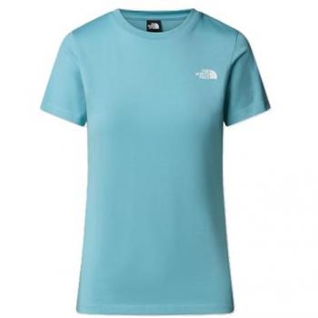 Camiseta The North Face Manga Corta Azul Mujer XS