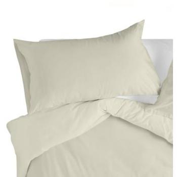 Funda Almohada Beige 100% Algodón 45x155 cm