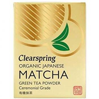 Clearspring Organic Japanese Matcha Green Tea Powder Ceremonial Grade, 30g