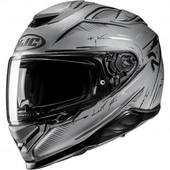 Casque Intégral HJC RPHA 71 Teth Noir Gris XS
