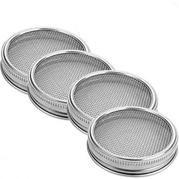 Mason Jar Seed Sprouting Lid Set