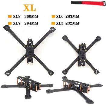 HSKRC 3K Fibra Carbono XL8 360mm