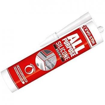 Evo Stik Brown Silicone Sealant