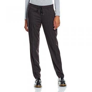 Pantalones Tom Tailor de corte holgado/509-Mujer, Negro (Black 2999), W40L32
