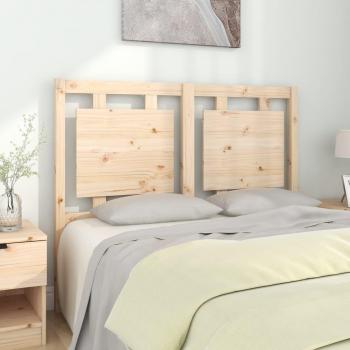 VidaXL's Pine Wood Bed Headboard (125.5 x 4 x 100 cm) by JINLEFU