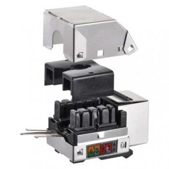 Emos 3 cm Cavo RJ45 U/UTP CAT5e con Porta Keystone