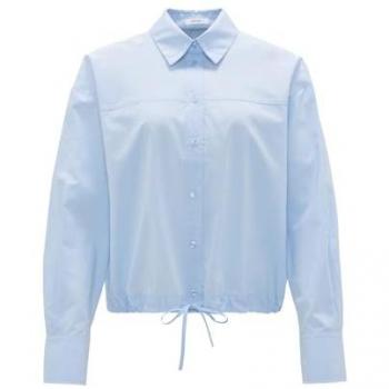 OPUS Boxy Fit Bluse FANDRA in Blau, Damen Größe 44