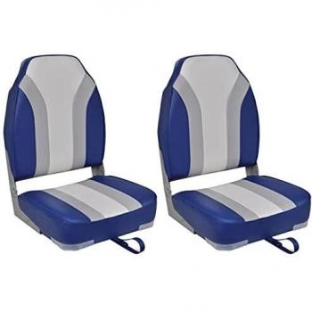 VidaXL 2x Foldable Boat Chairs Watercraft Parts Accessories