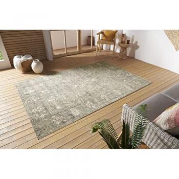 240x340 Premium Green Medallion Rug – Indoor & Outdoor, Washable