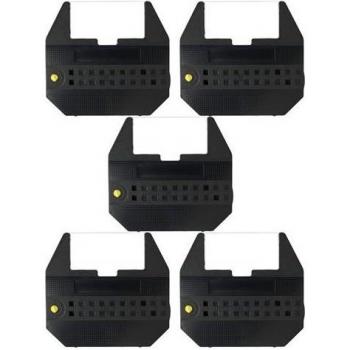 Vhbw 5x Black Ribbon for Adler-Royal Gabriele Typewriters