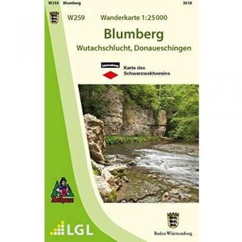 LGL Blumberg: Wutachschlucht, Donaueschingen (Karte Des Schwarzwaldvereins)
