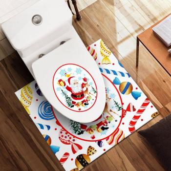 Autocollants de salle de bain Noël en relief